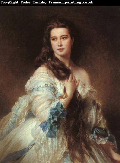 Franz Xaver Winterhalter Portrait of Madame Barbe de Rimsky-Korsakov